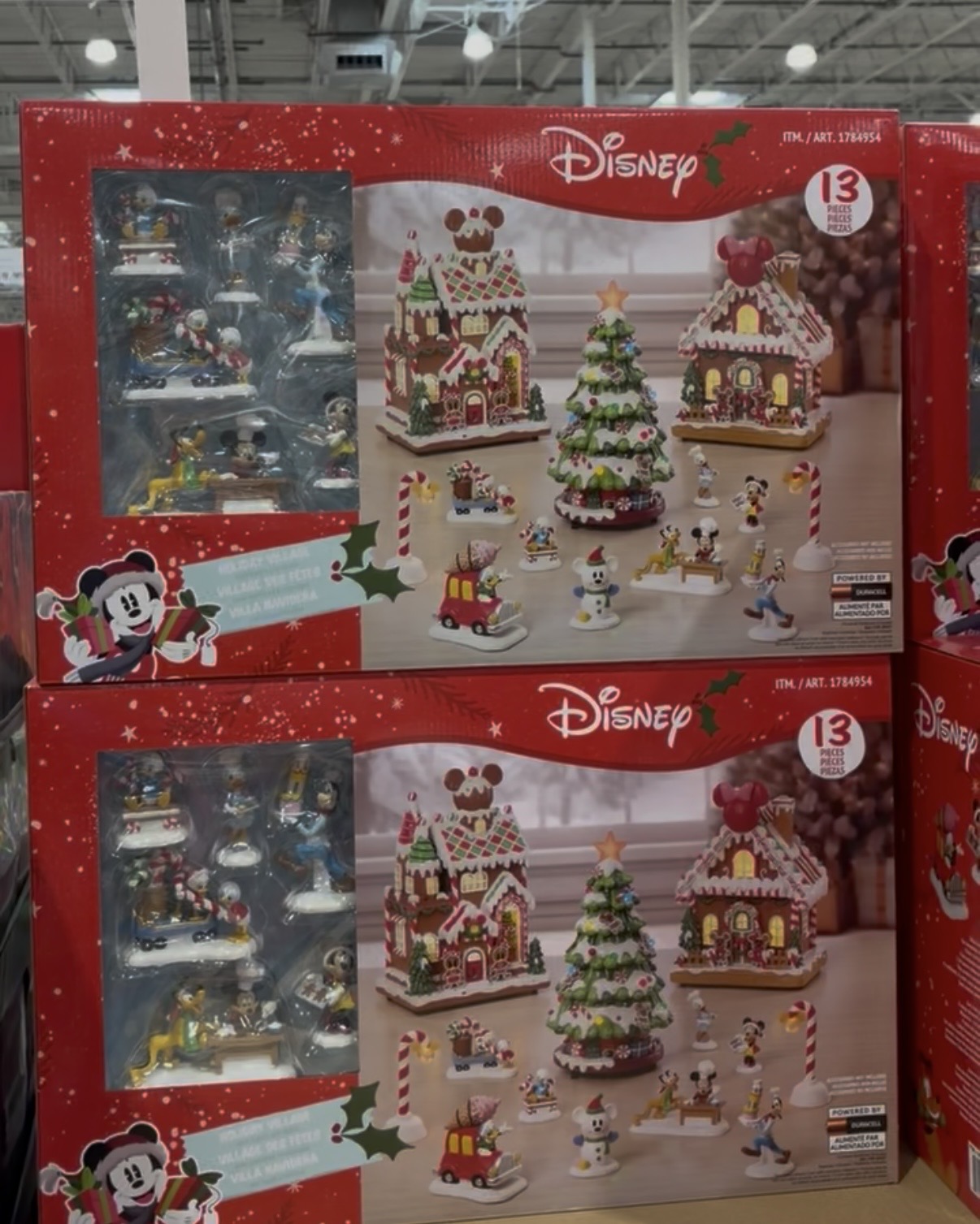 Costco has this 13 piece Disney Christmas village set for $129.99