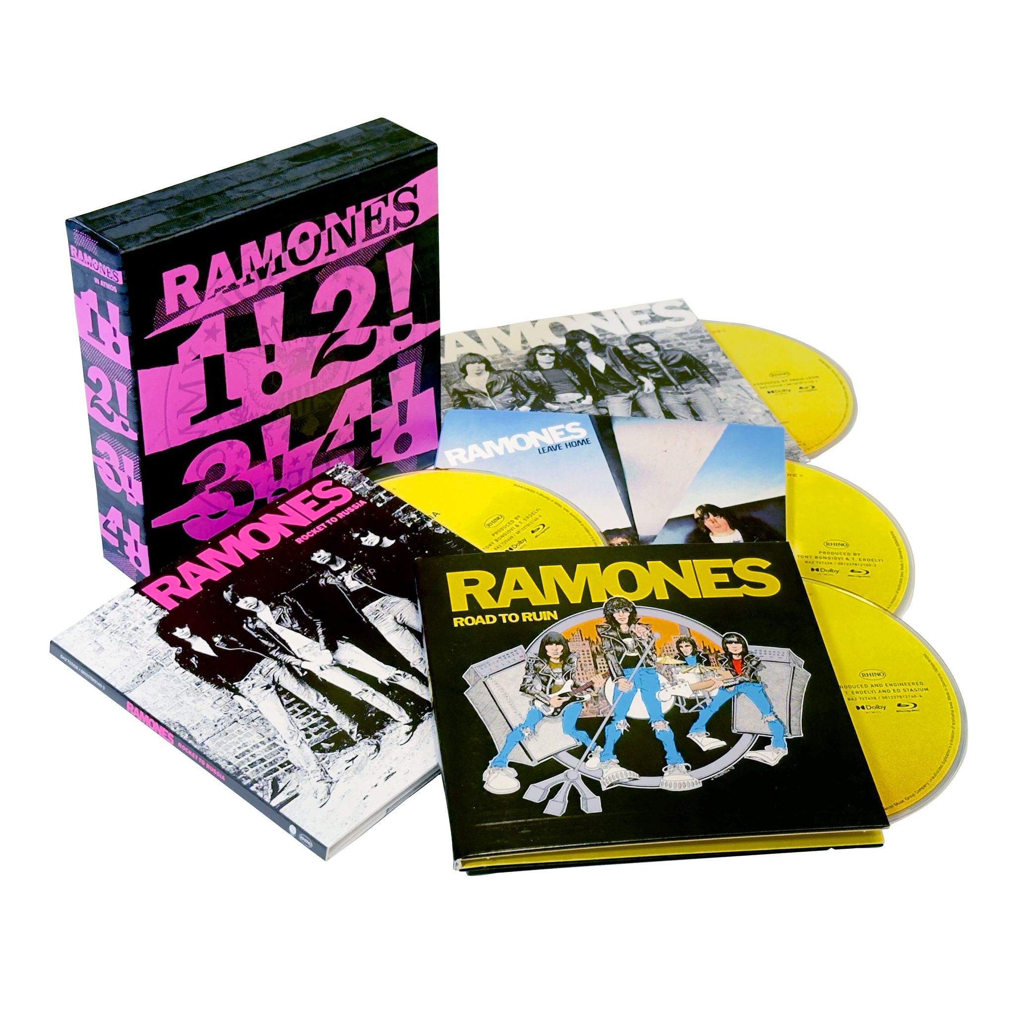 The first four Ramones albums arrive in Dolby ATMOS on Blu-ray for