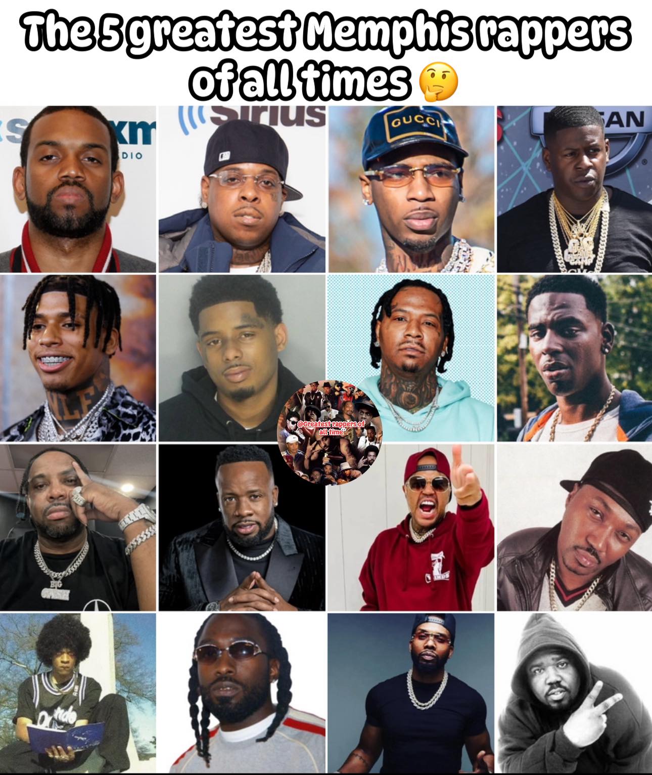 Greatest - Who are the 5 greatest Memphis rappers ? #Memphis #rap # ...