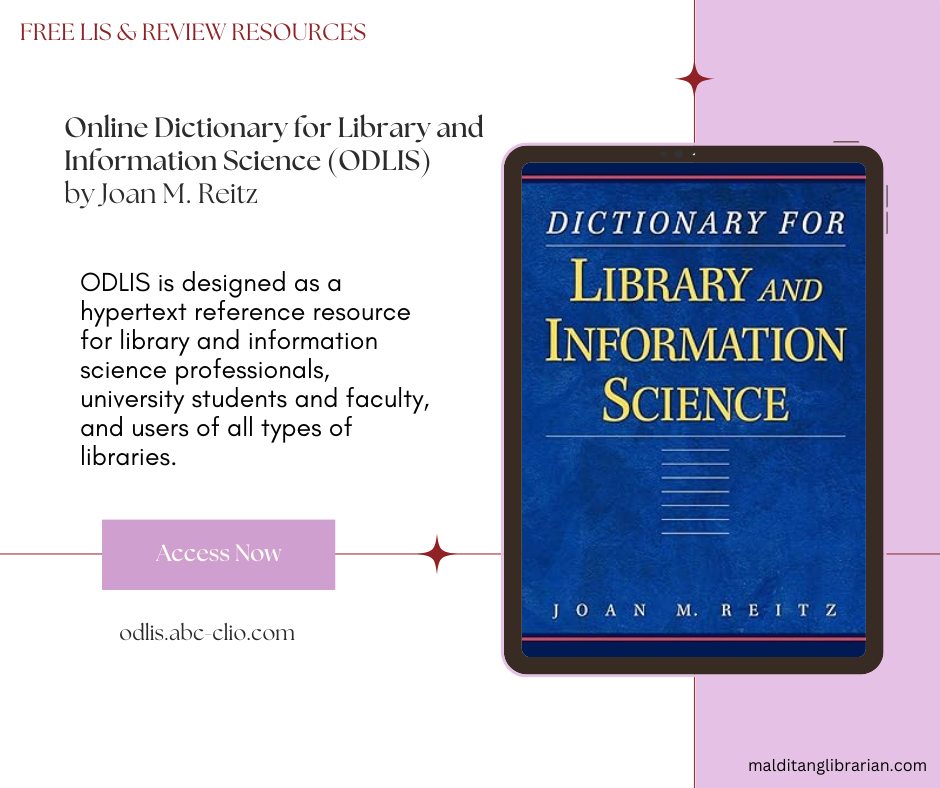 PROUD TO BE LIBRARIANS | Did you know that the Online Dictionary for ...