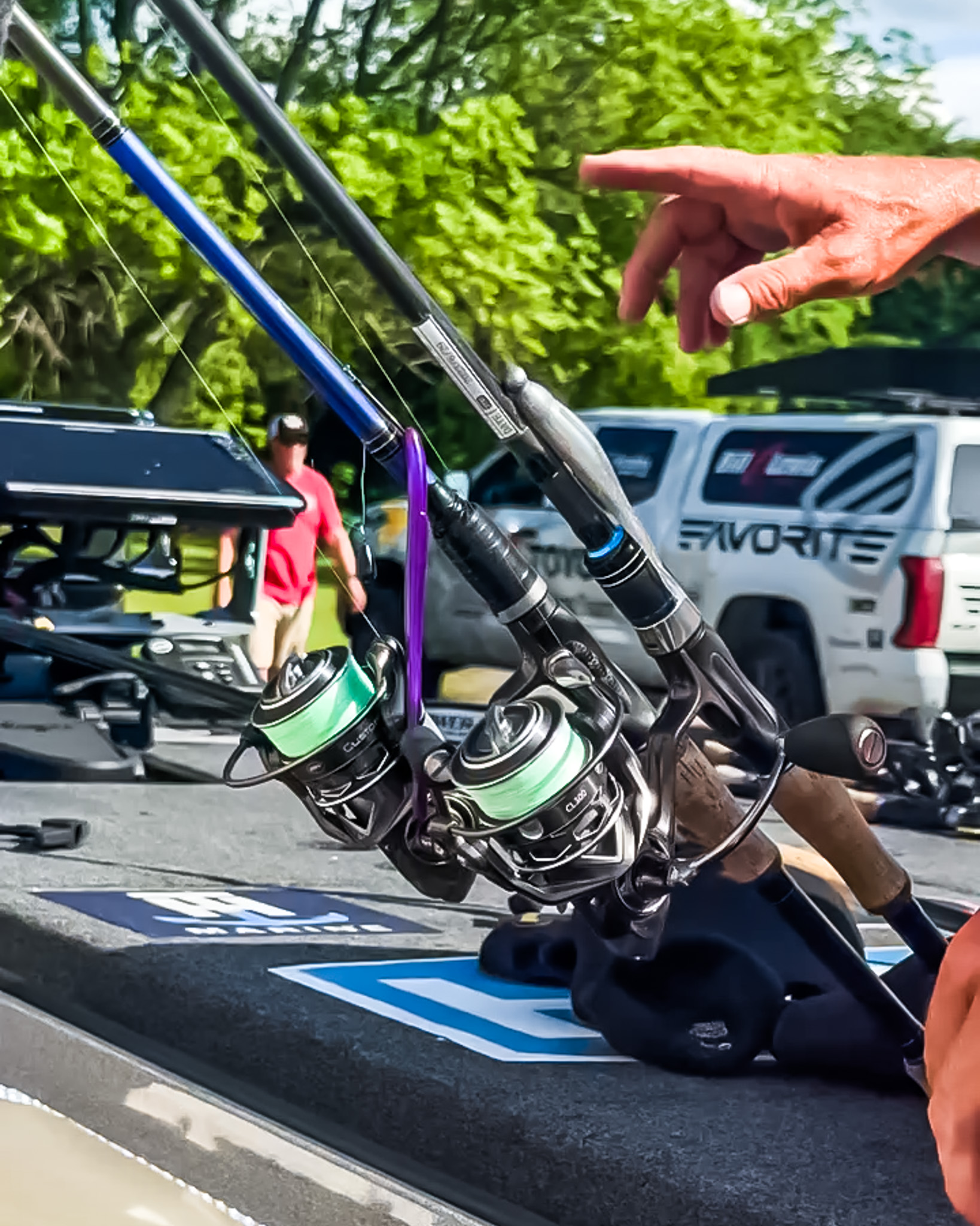 What are Powell Light Touch rod markings?