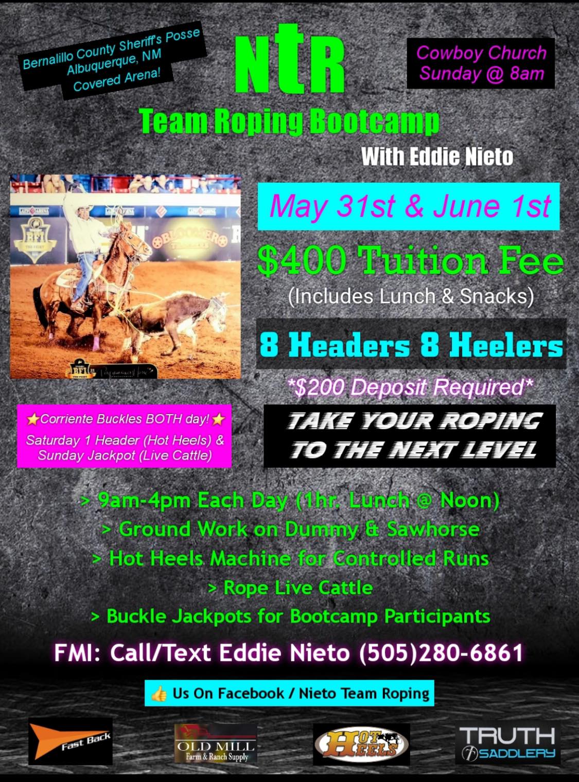 Nieto Team Roping - Fire🔥 up your spring with NtR Roping lessons!! Open ...