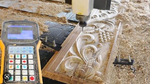 Mujahid wood carving CNC Machine KCC jail chowk KDA Karak