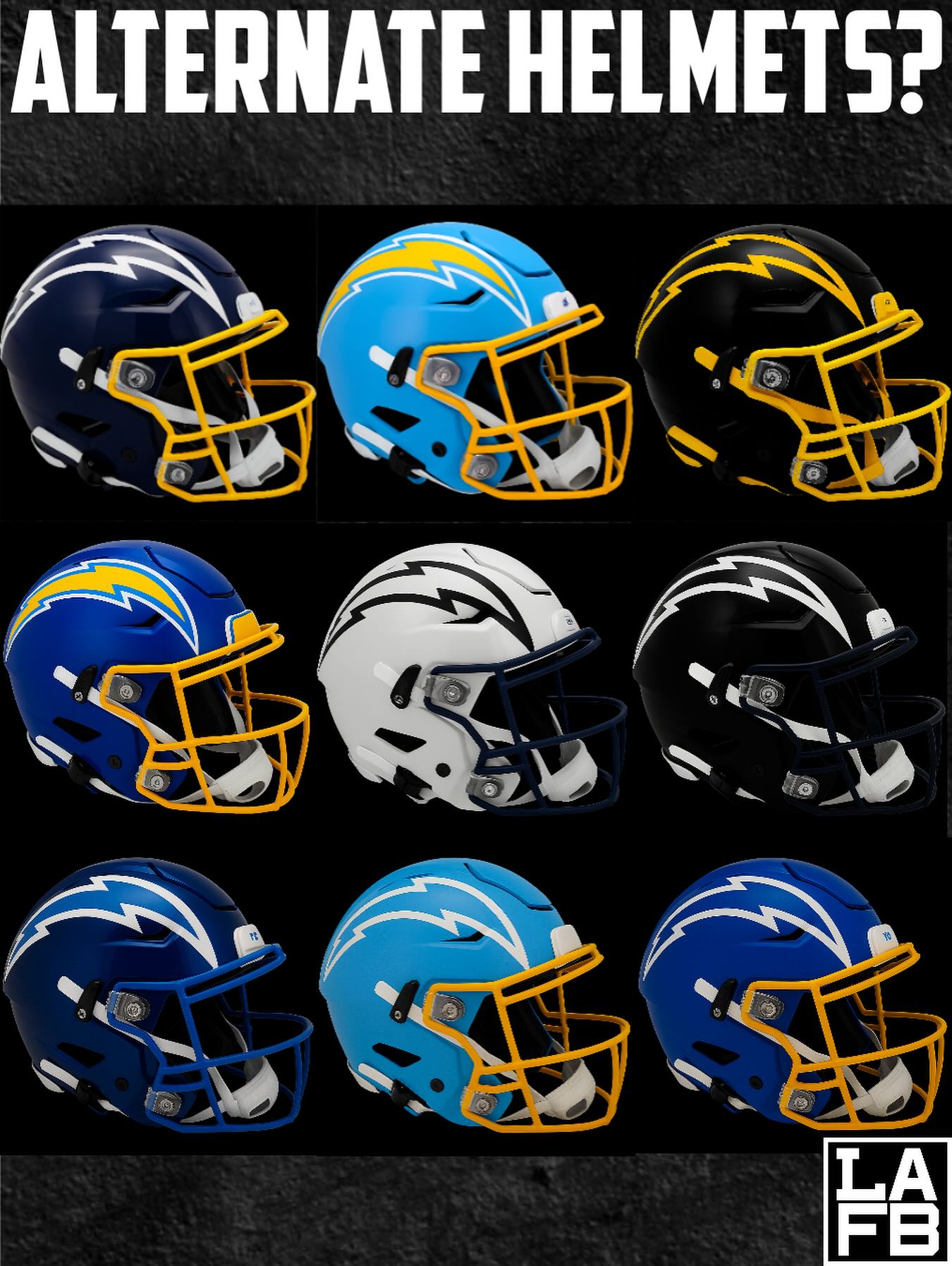 Mini Casque NFL Los Angeles Chargers – Réplique Officielle Riddell Pocket Speed – Plastique – Hauteur 60 Cm – Collectionneur