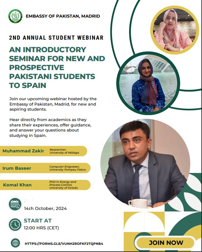 Meet the speakers of 2nd Annual... - Pakistan Embassy Spain | Facebook