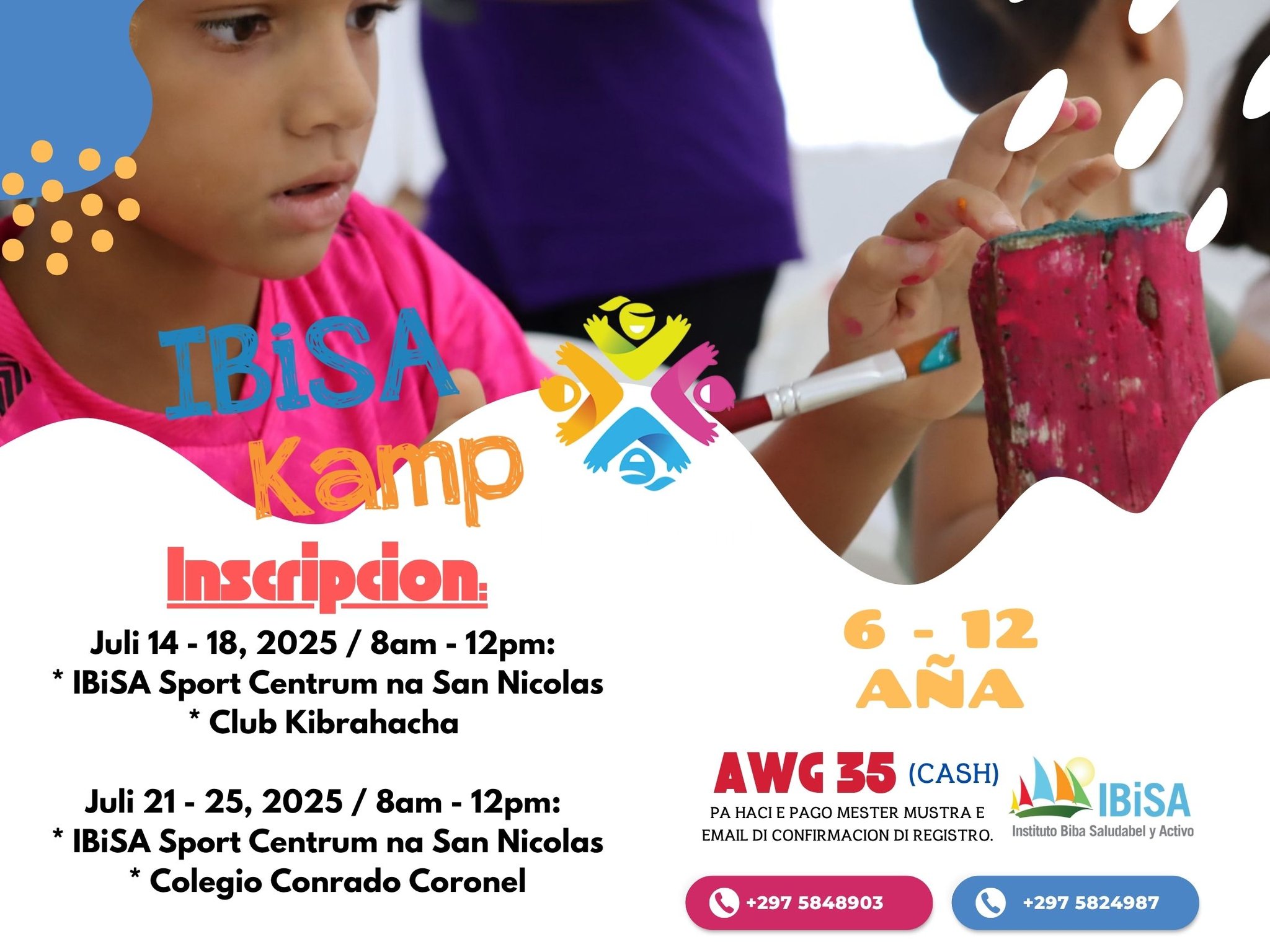 IBiSA - 📣 IBiSA Kamp 2025 – Registracion ta HABRI! Bo yiu ta cla pa un ...