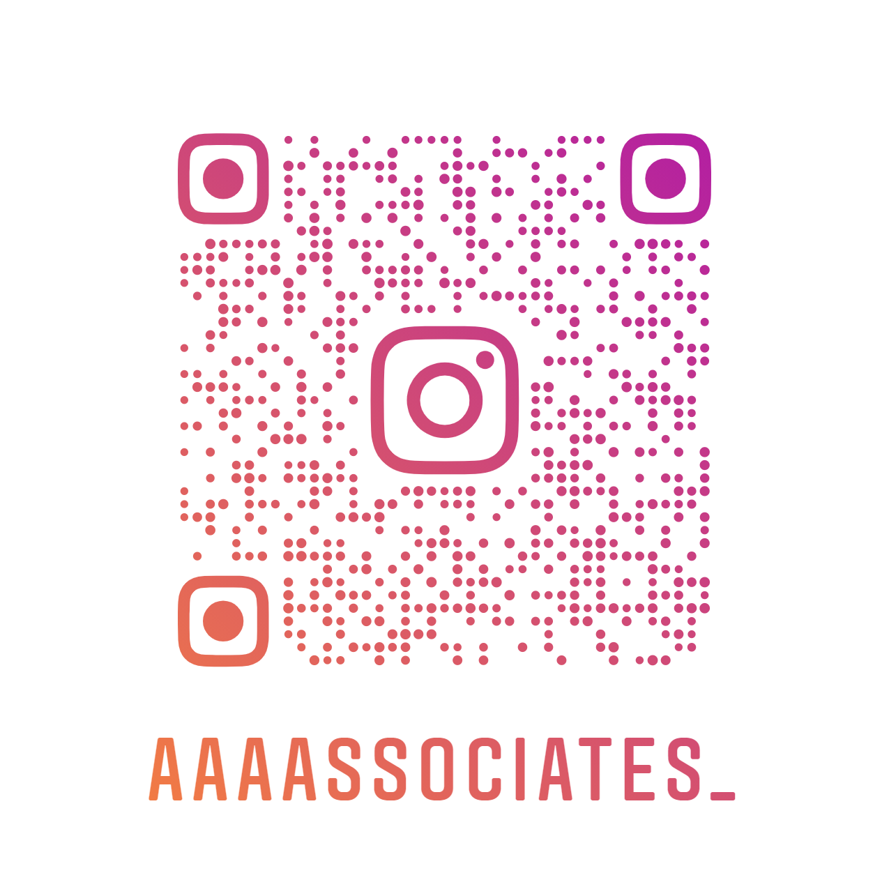 AAA Associates - You all can reach our Instagram by scan this QR code ...