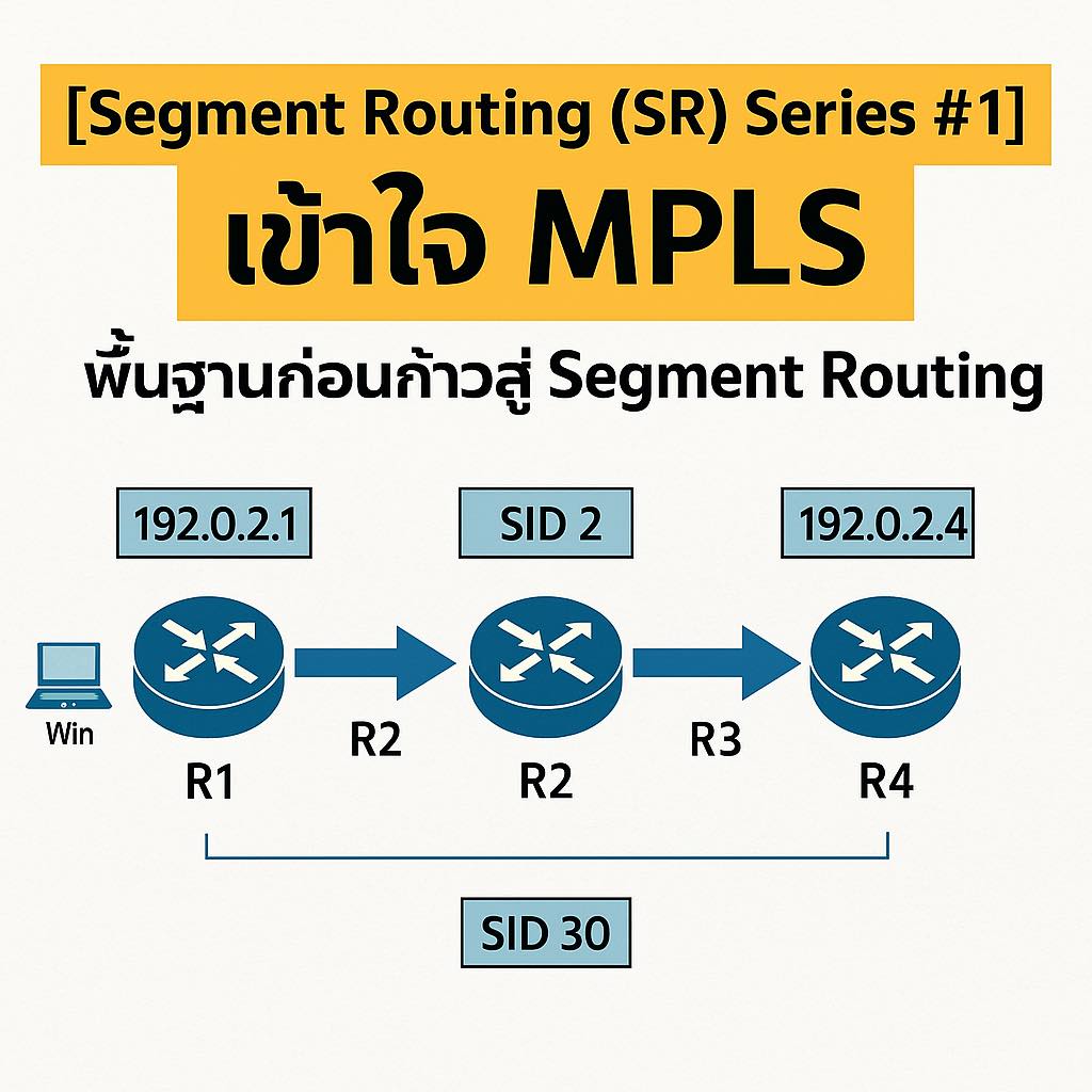 Zone-Network - [Segment Routing (SR) Series #1] เข้าใจ... | Facebook