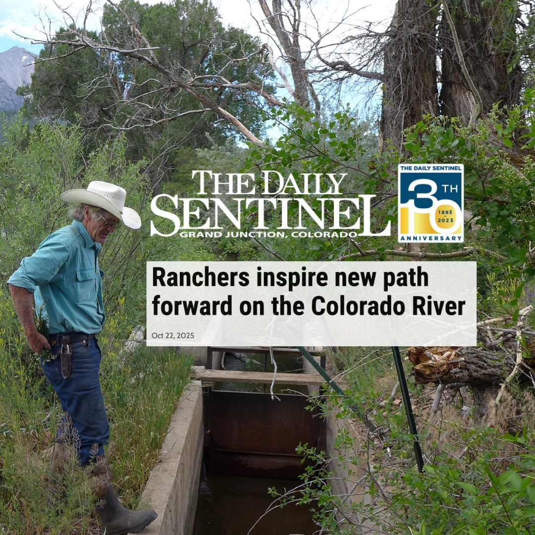 Western - Two Colorado ranchers see a way forward to keep the Colorado ...