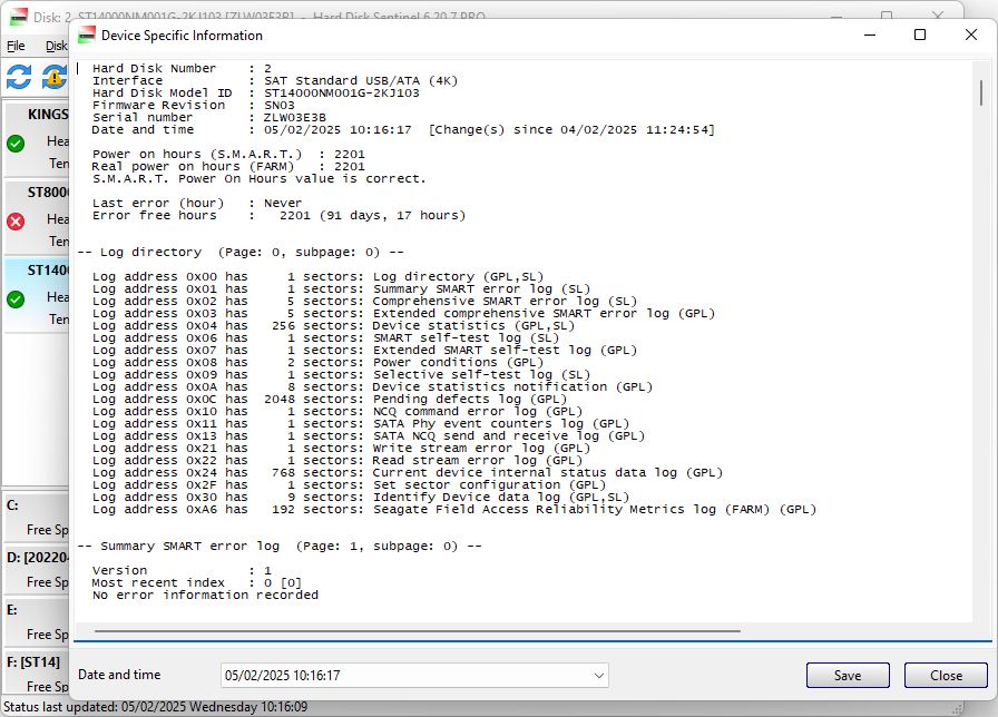 Hard Disk Sentinel - HDSentinel