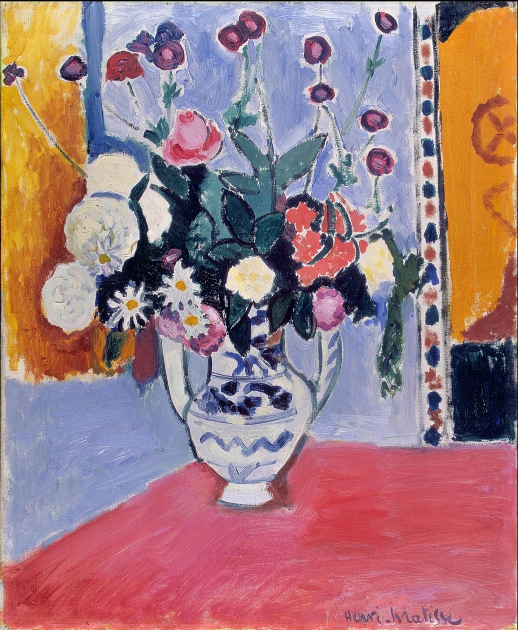Henri 花瓶の花 1963年 Matisse
