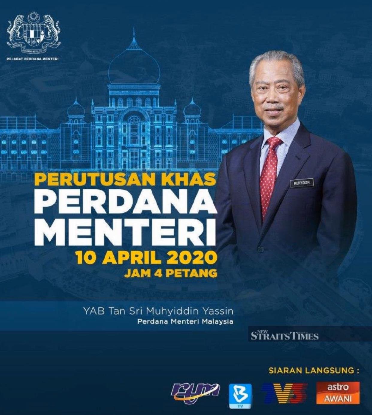 Alice San Prime Minister Tan Sri Muhyiddin Yassin Will Facebook