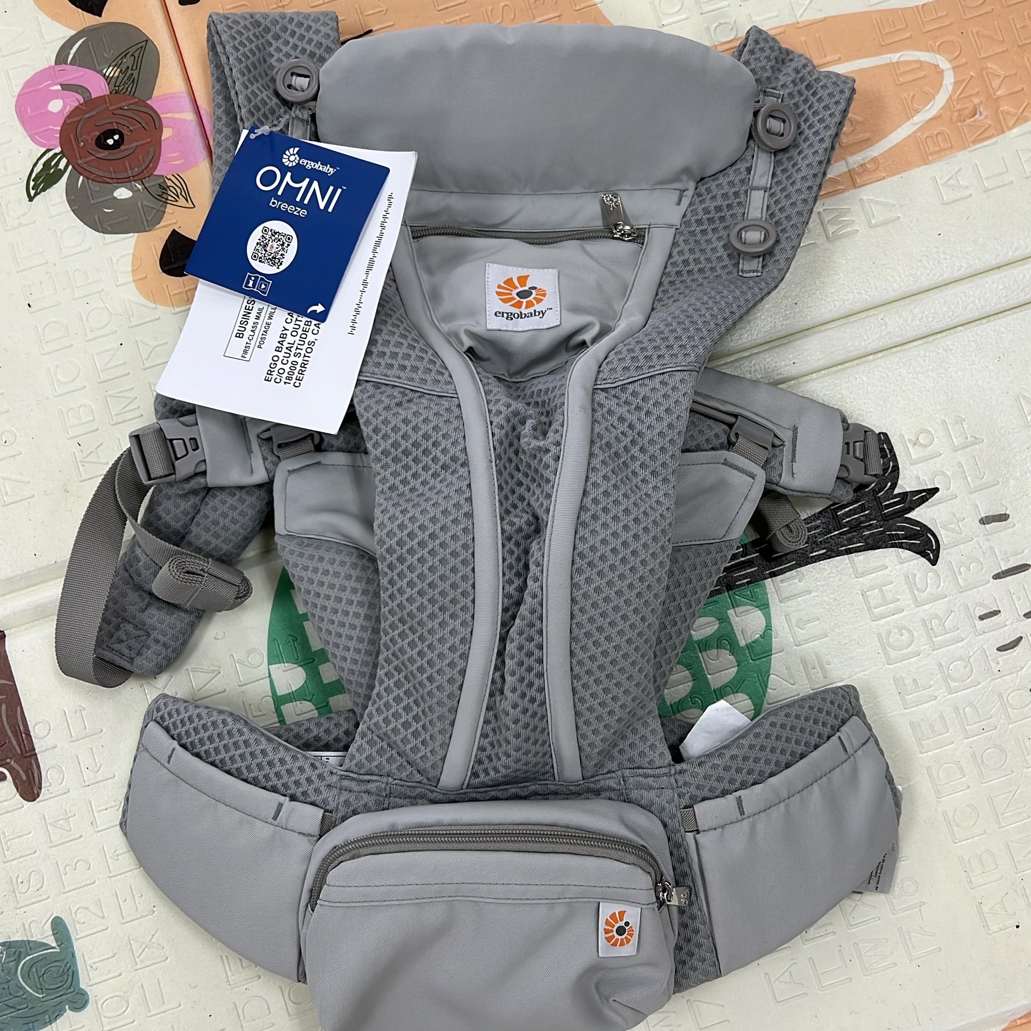 Ergo Baby Omni Breeze mesh carrier for comfort and safety