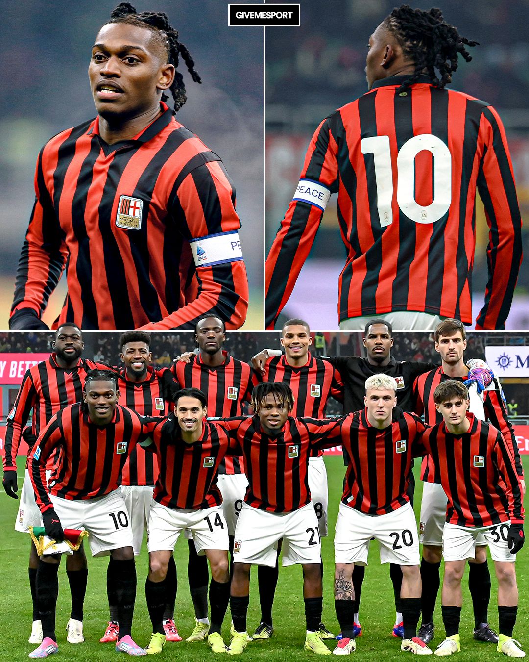 1999-00 AC Milan Centenary Shirt by adidas Features original badge