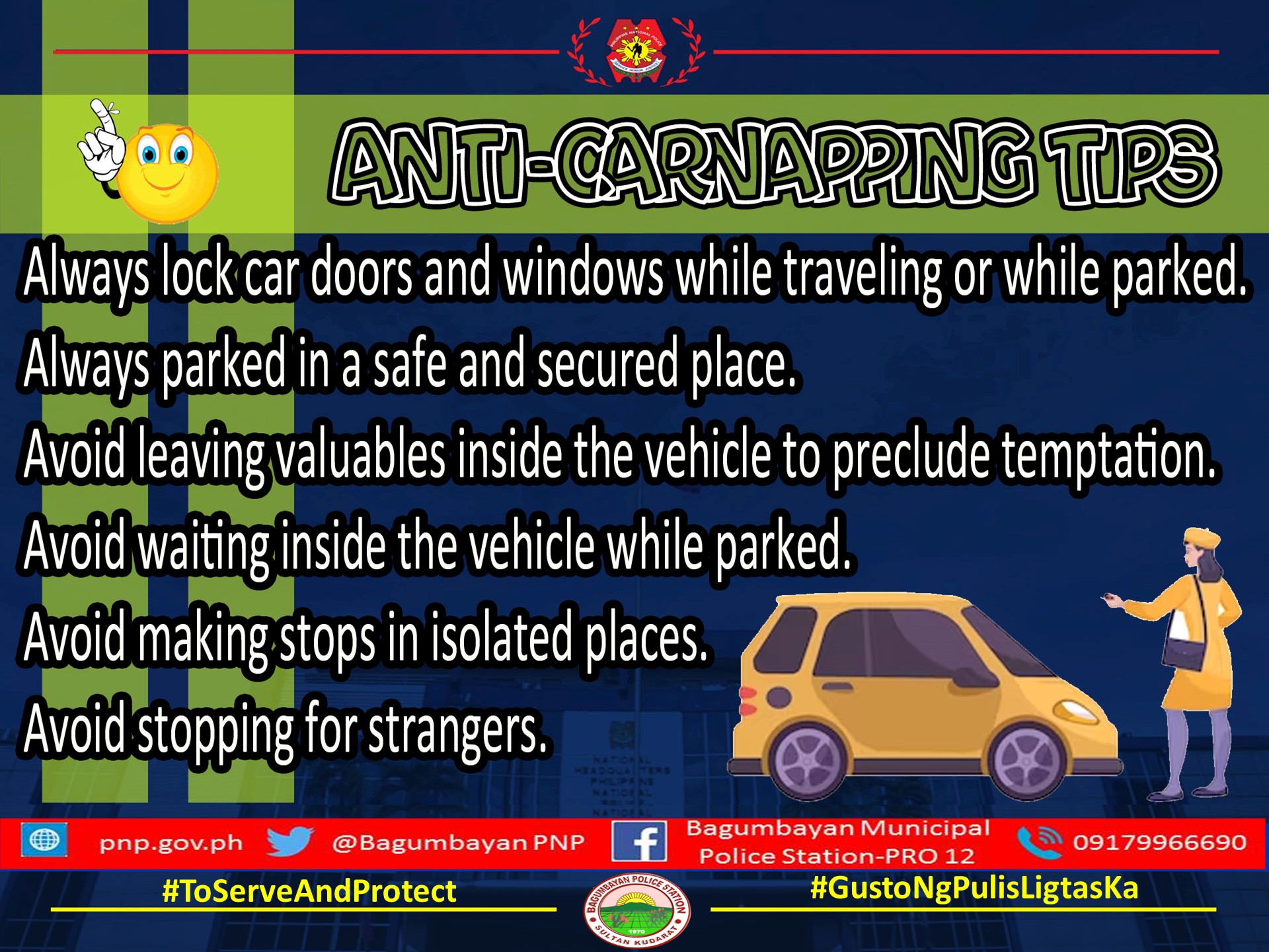 Bagumbayan - ANTI-CARNAPPING TIPS! #BagongPilipinas # ...