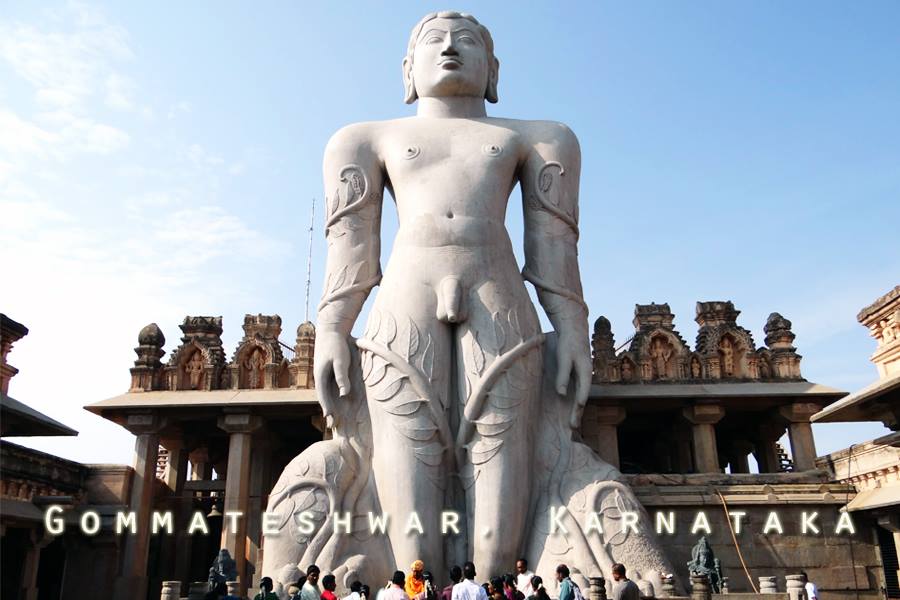 Tripyard India Gommateshwara Statue Is A 57 Foot 17 M High Monolithic Statue Located At Shravanbelagola In The Indian State Of Karnataka The Statue Is Dedicated To The Jain God Bahubali It