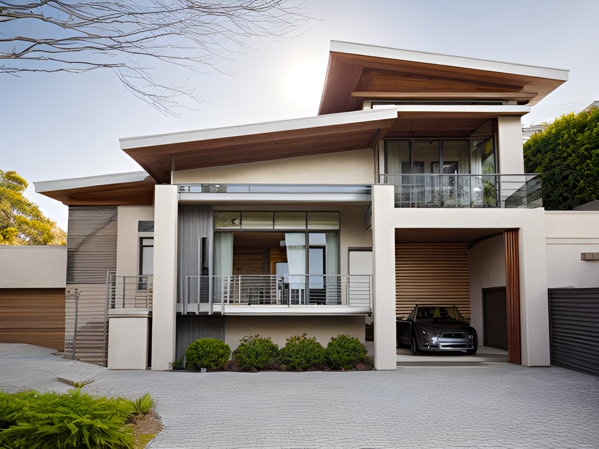 แบบบ้านโมเดิร์น Modern-บ้านป่าตาลโมเดอเรท