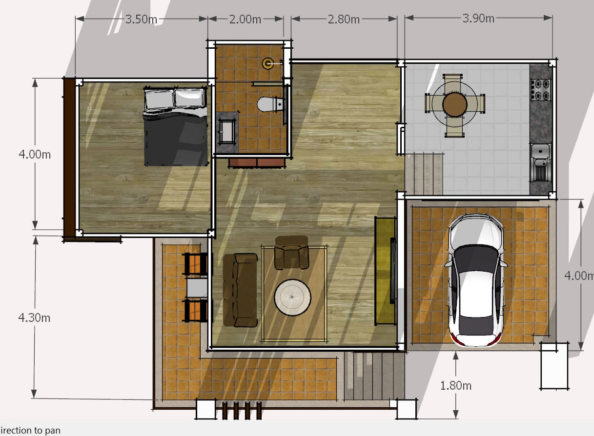 แบบบ้านโมเดิร์น Modern-บ้านป่าตาลโมเดอเรท