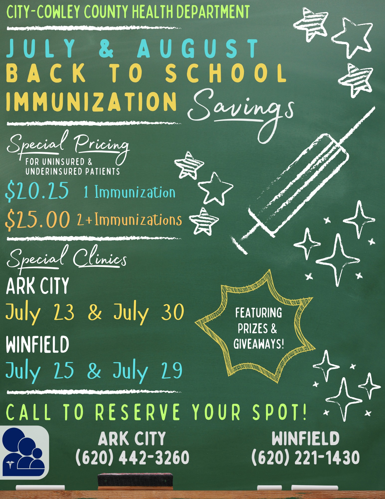 Don't forget to... - City-Cowley County Health Department | Facebook