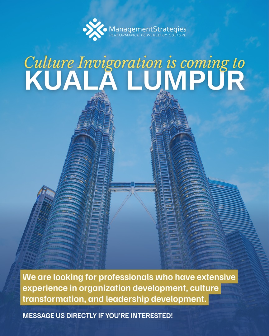 Management - Culture Invigoration is coming to Kuala Lumpur 🇲🇾 Together ...