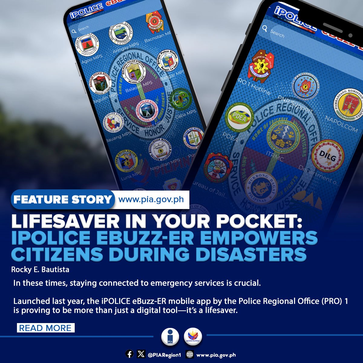 PIA - #FeatureStory | Lifesaver in your pocket: iPOLICE eBuzz‑ER ...