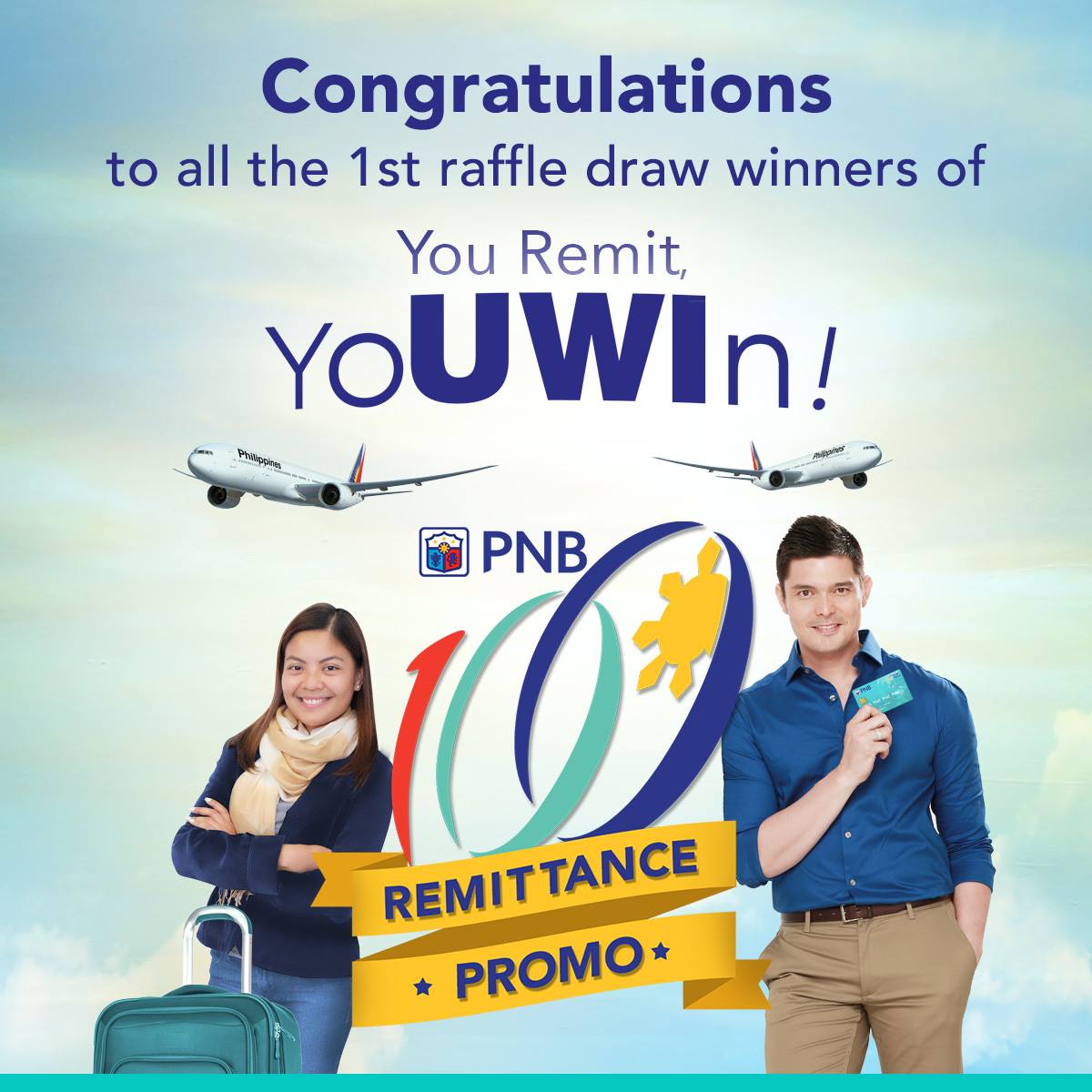 PNB - Congratulations to all the 1st raffle draw winners of You Remit ...