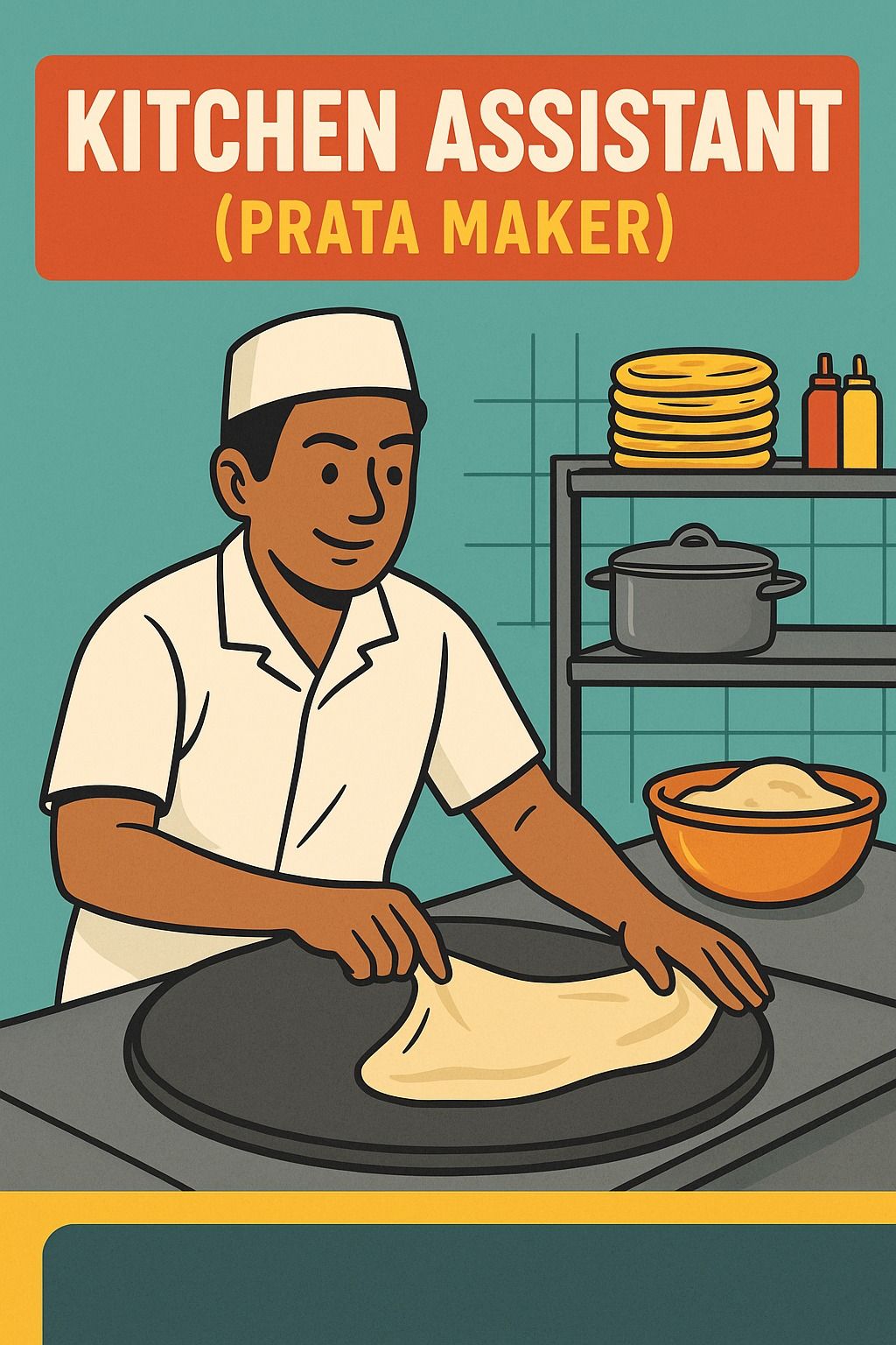 🍳 Kitchen Assistant (Prata Maker) |... - WOLA Recruitment | Facebook