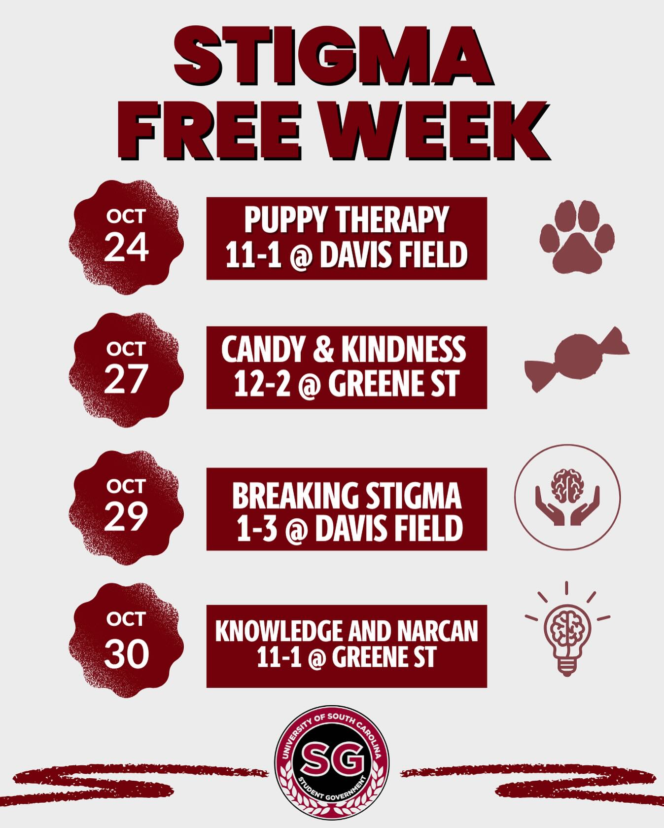 University - Join SG throughout the week to help break the stigma ...
