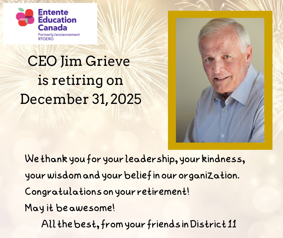 Entente - Jim Grieve, the Chief Executive Officer of RTOERO, is ...