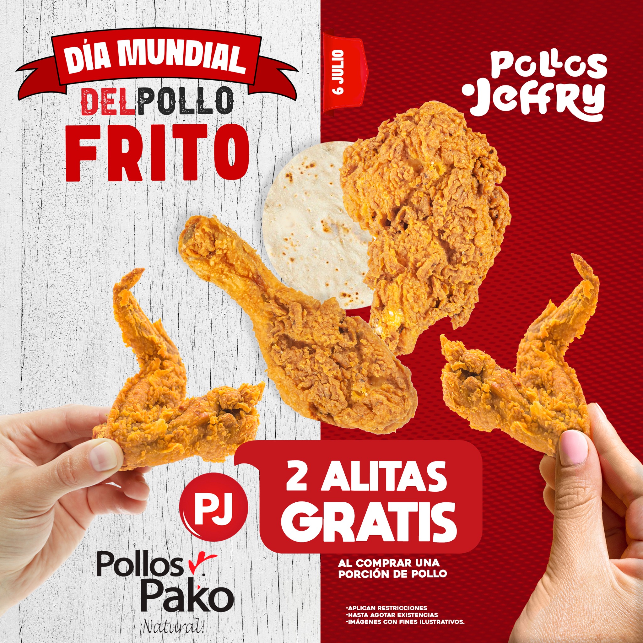 Pollos Jeffry - Todos los martes puedes disfrutar de 6 piezas de muslo ...