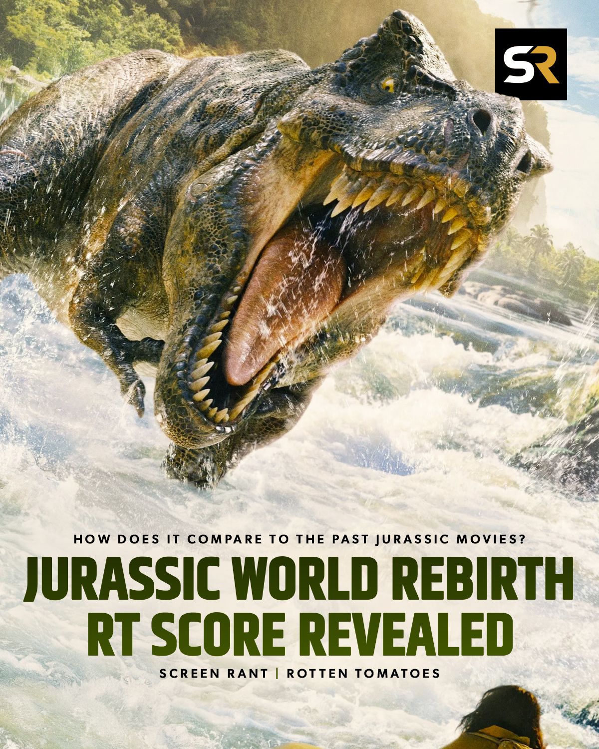 Screen - #JurassicWorld Rebirth's Rotten Tomatoes score has been ...