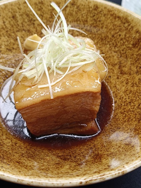 Master - Buta-kakuni is a traditional dish in Japan. Slowly stewed pork ...