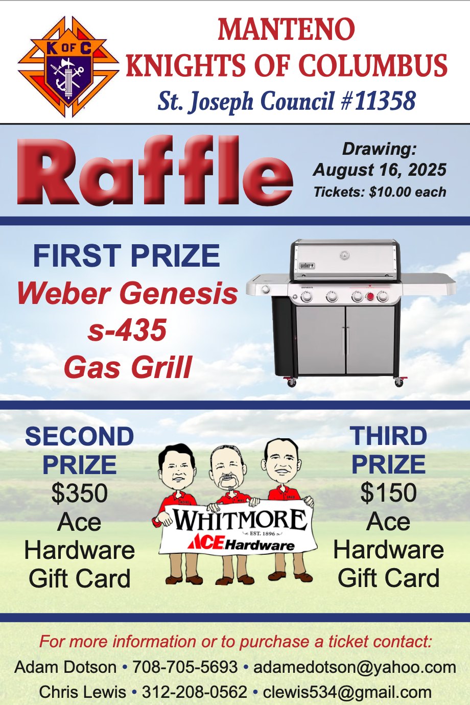 St. - The Knights of Columbus are hosting a raffle. Tickets can be ...