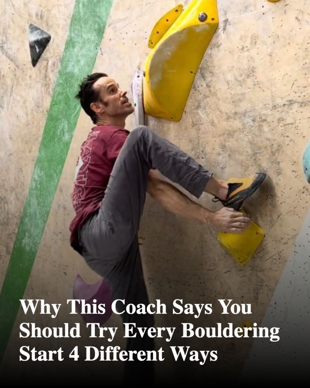 The start of a boulder can be the most obvious part—but to climbing ...