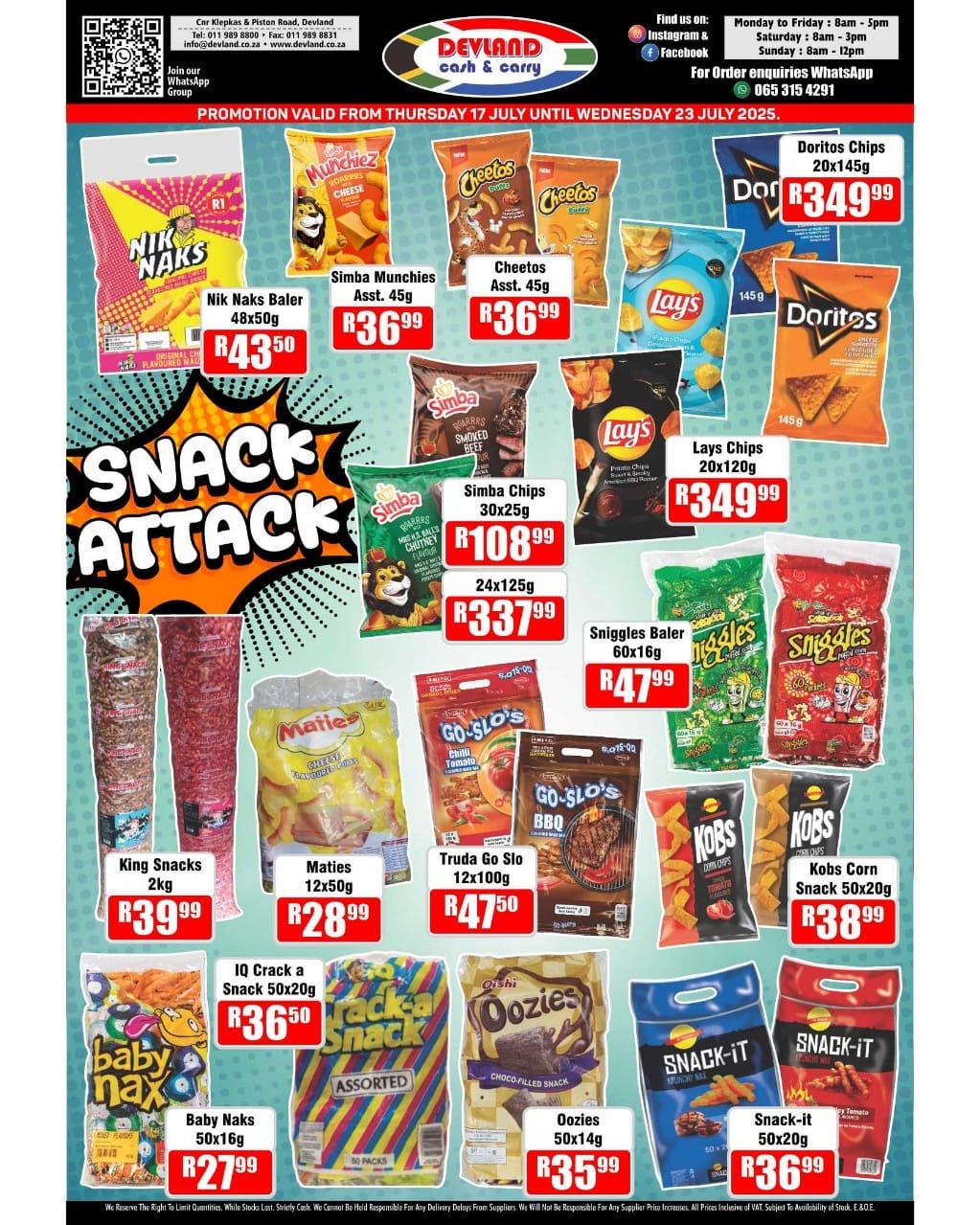 Weekly specials right here at... - Devland Cash and Carry | Facebook