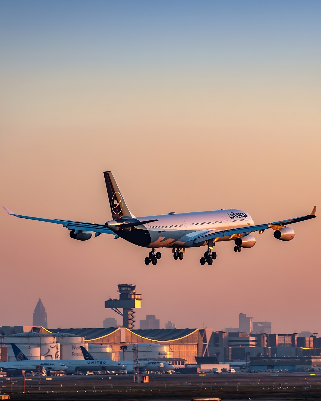 Lufthansa - Touchdown at mid-year – just like this A340 at Frankfurt ...