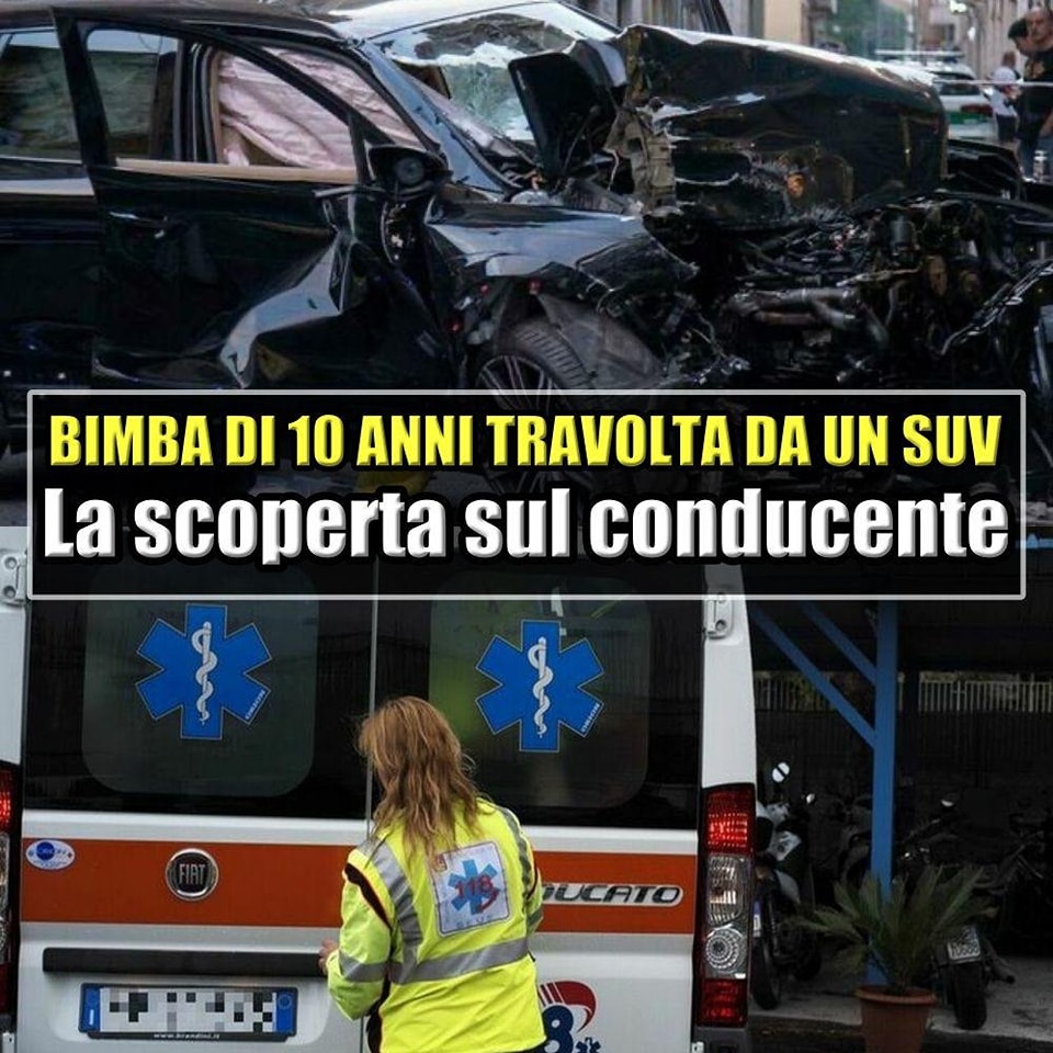 Amico - 🔴 ULTIMA ORA Bimba di 10 anni travolta da un Suv, la drammatica ...