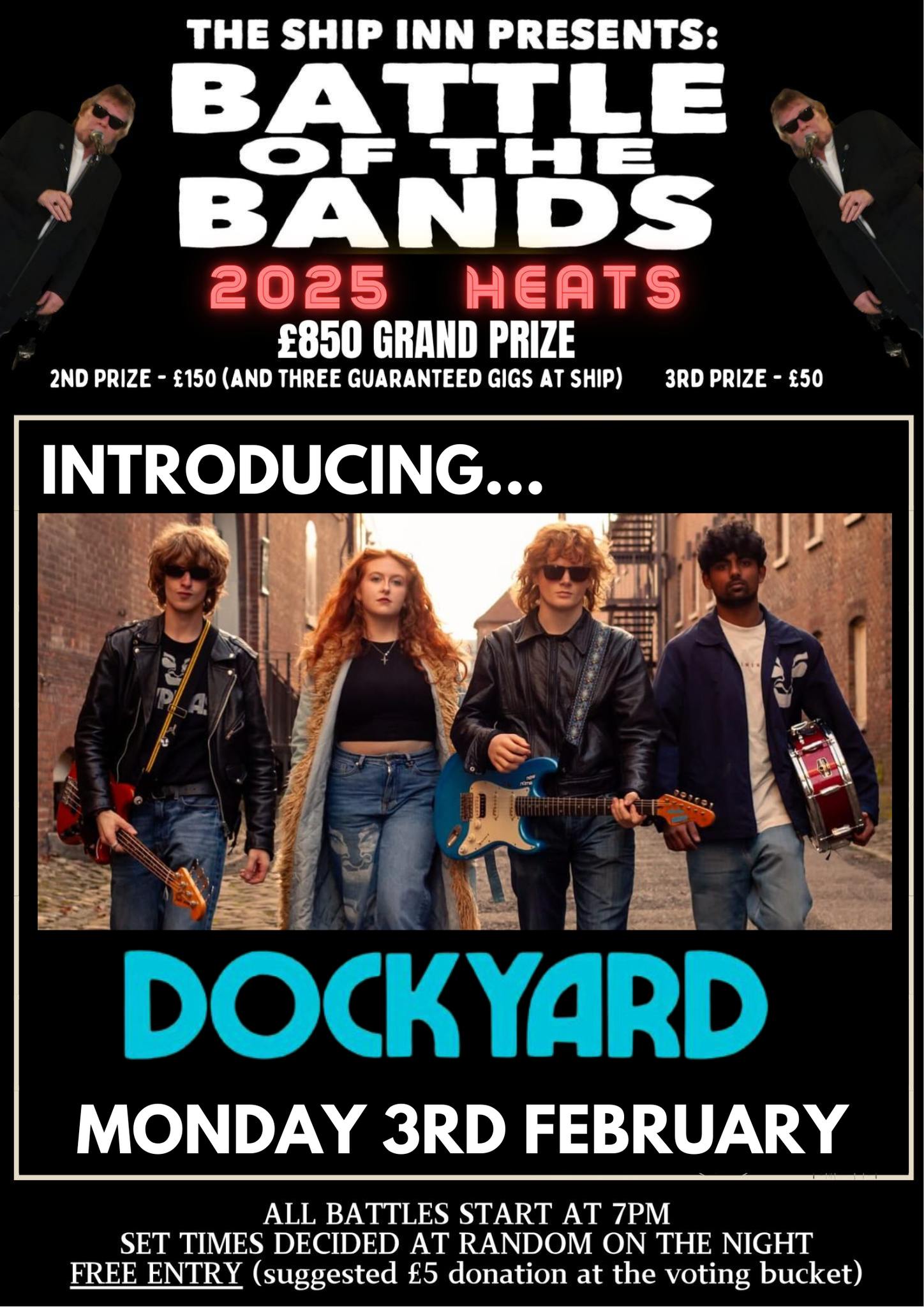 Ship - INTRODUCING...DOCKYARD! New medway garage rock band on the scene ...