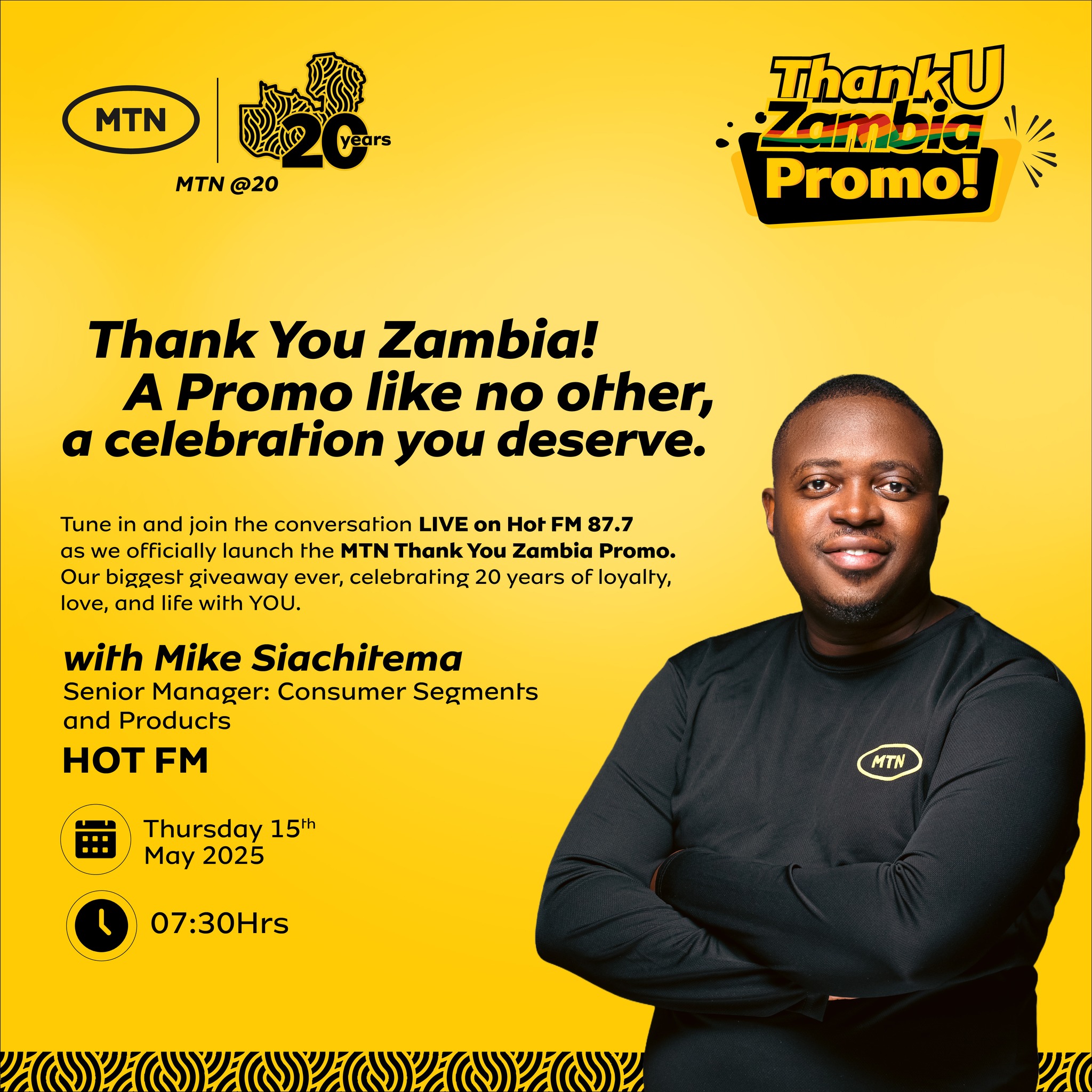 MTN Zambia - Join Mike Siachitema, Senior Manager –... | Facebook
