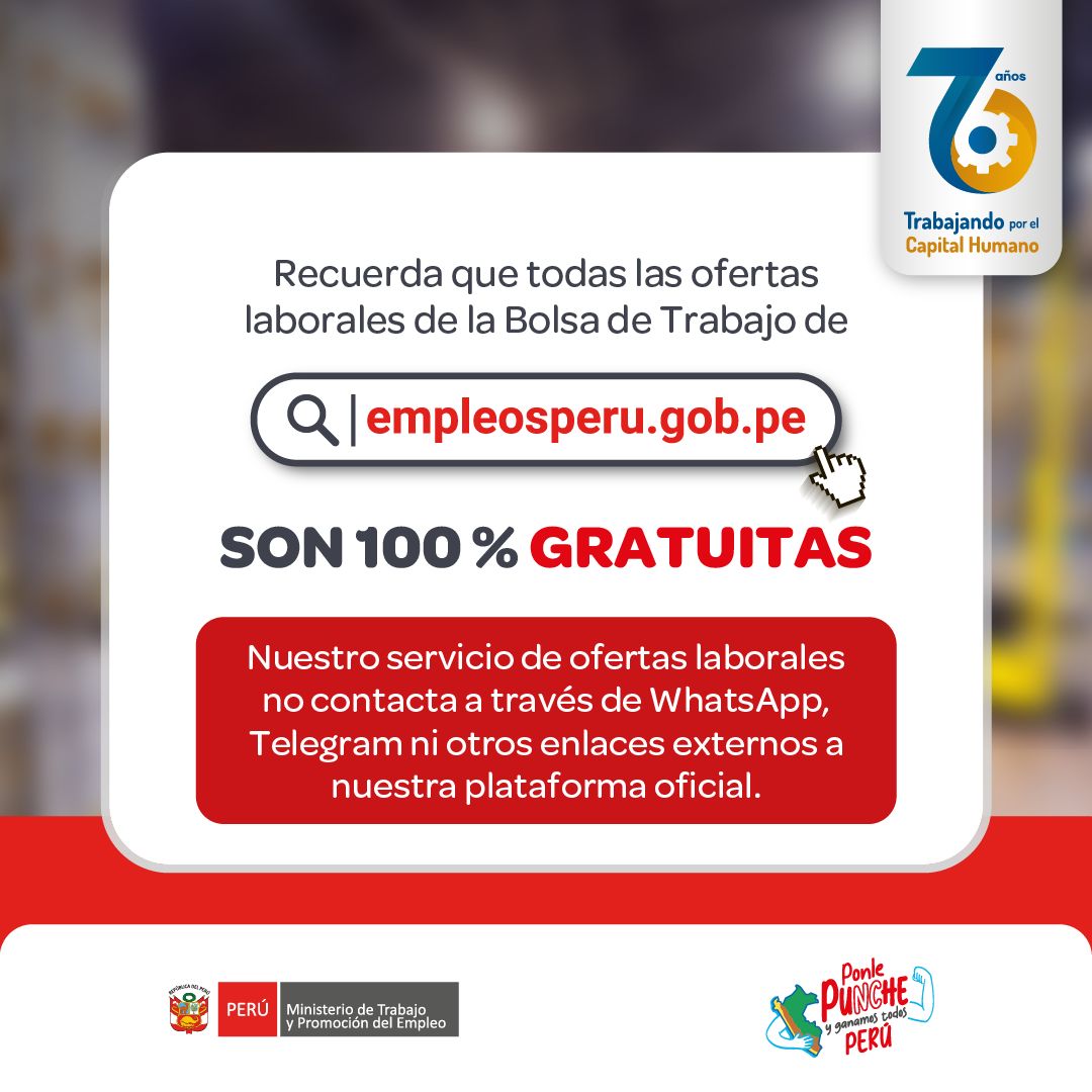 Min... - Ministerio de Trabajo y Promoción del Empleo del Perú