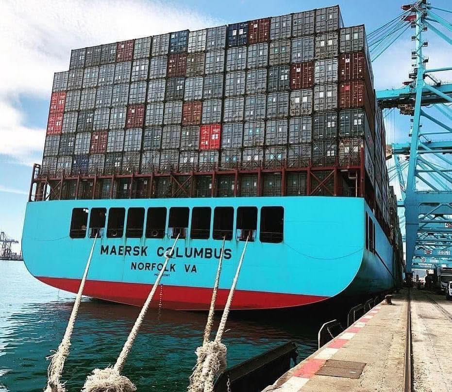 MaritimePhoto - “Maersk Columbus” The container vessel Many thanks to ...