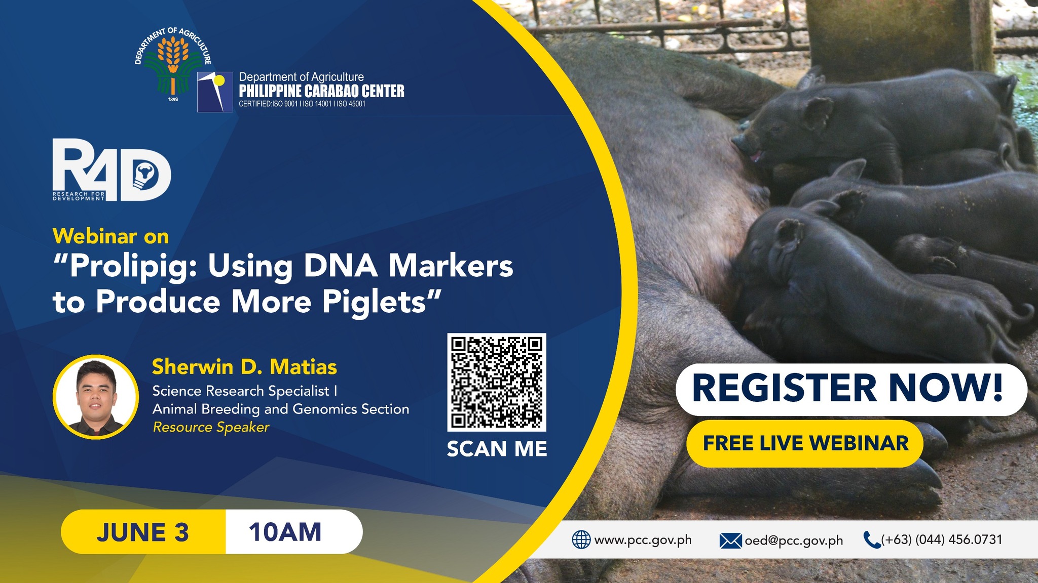 DA-Philippine - Free Live Webinar! Good Day Ka-kalabawan! Join us in ...
