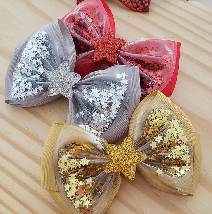 crea este lindo diseño moño escolar personalizado #accesoriosdecabello ...