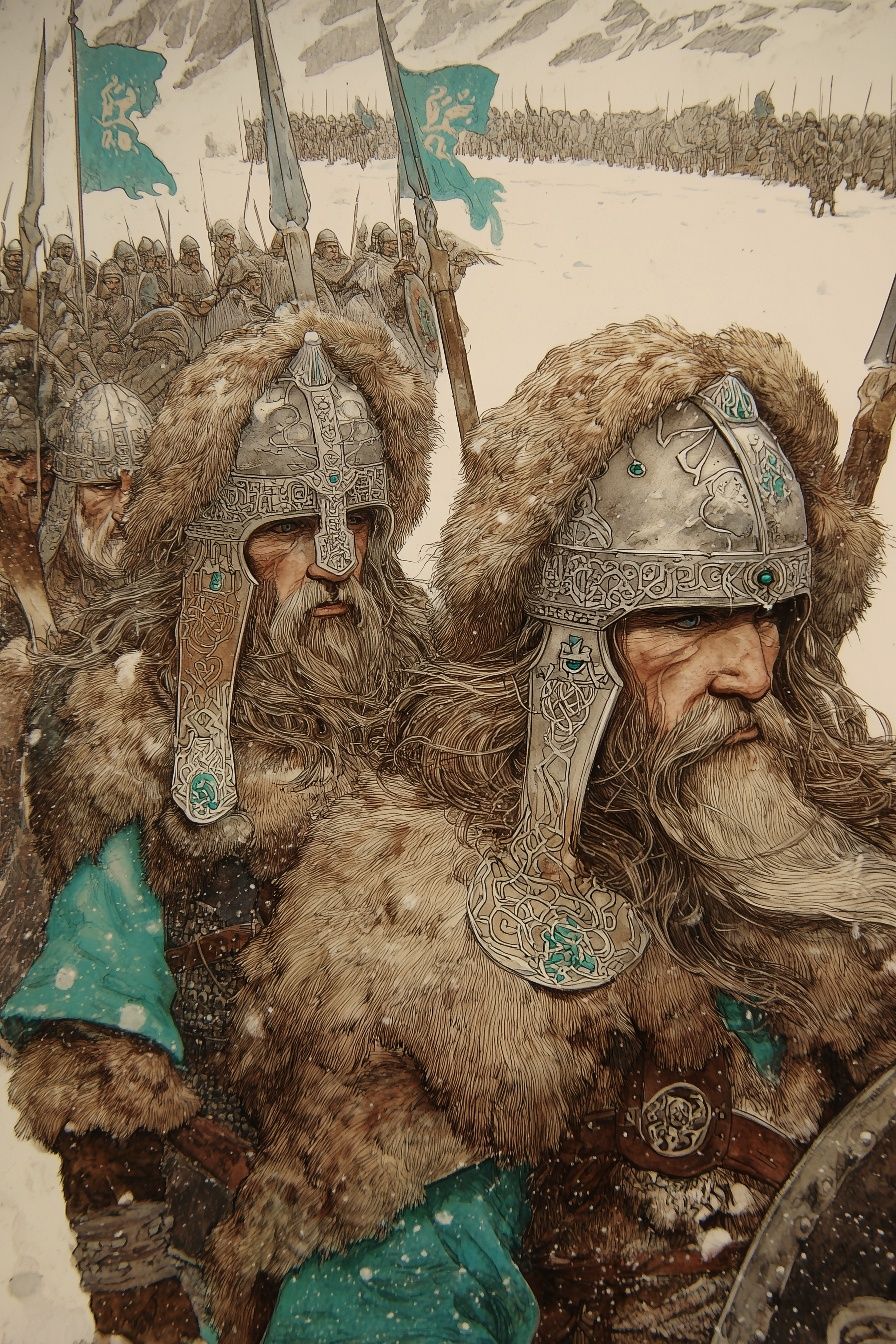 La - Los guerreros Lossoth, parten de la ciudad de Sûri-kylä, capital ...
