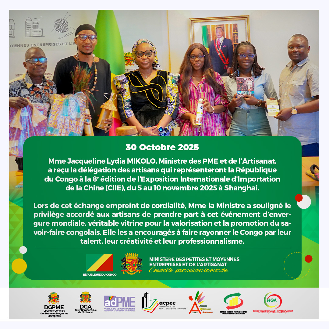 Ministère - Mme Jacqueline Lydia MIKOLO, Ministre des PME et de l ...