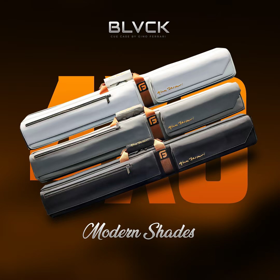 🎱 Gino Ferrari 4x8 Cue Case｜BLVCK Series 🧡 Sleek tones