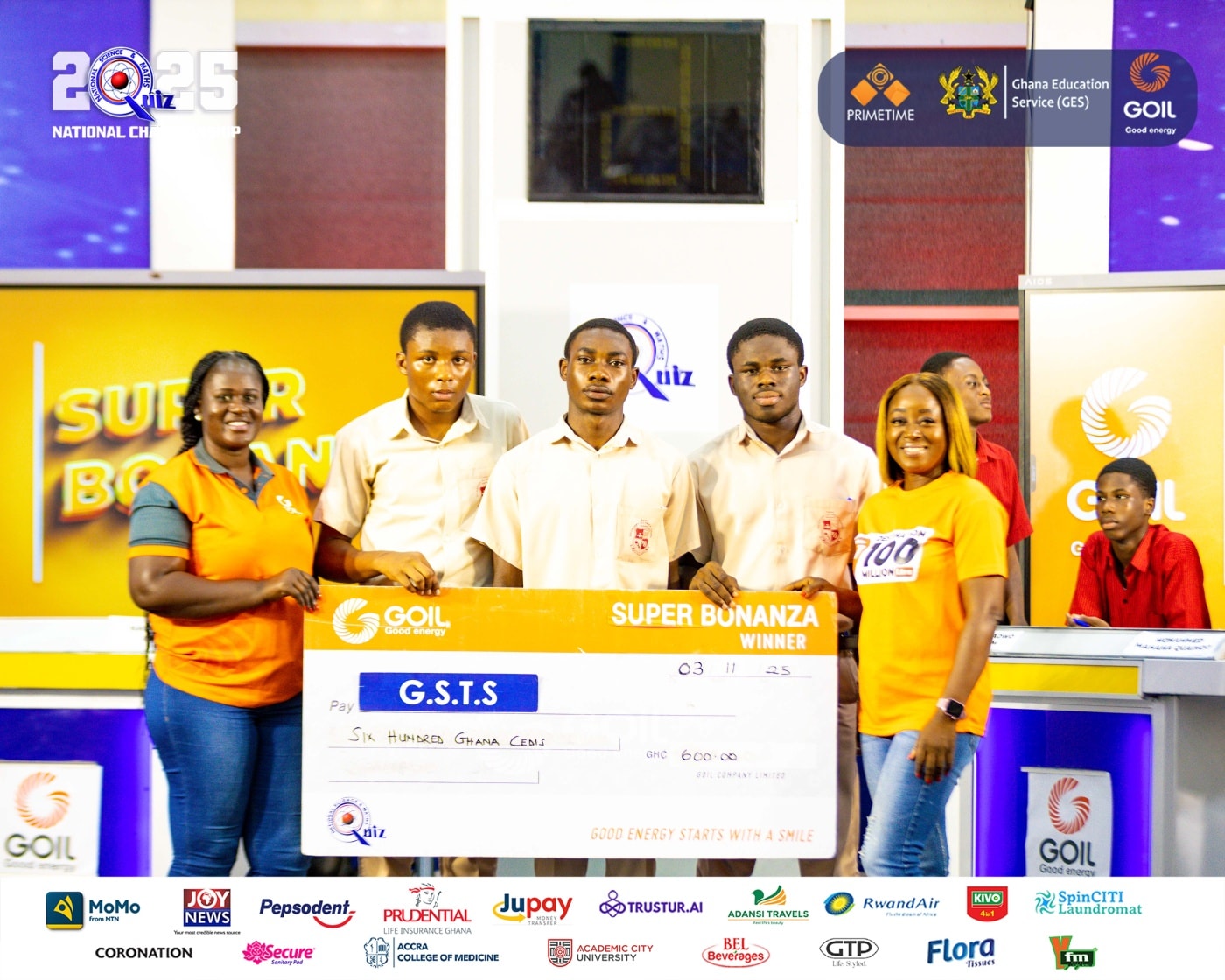 GOIL - G.S.T.S did not leave the contest empty handed. They received ...