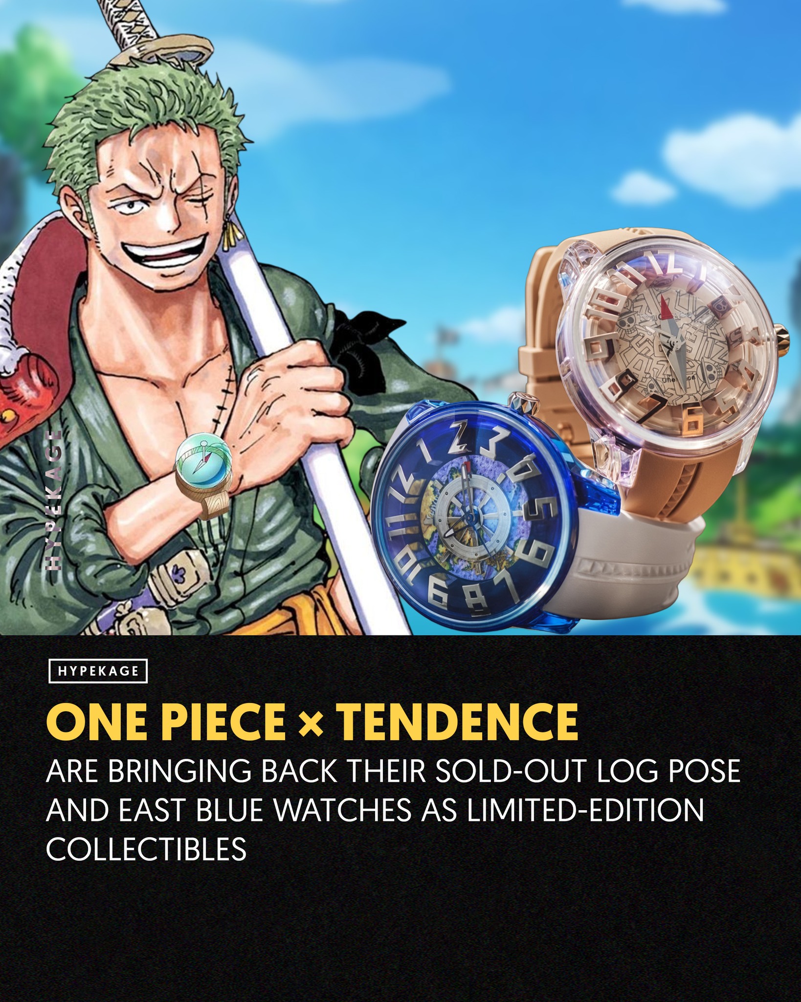 One Piece's sold-out watches are making a limited-edition comeback