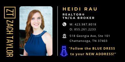 Heidi Rau, Realtor - Zach Taylor Real Estate | Chattanooga TN