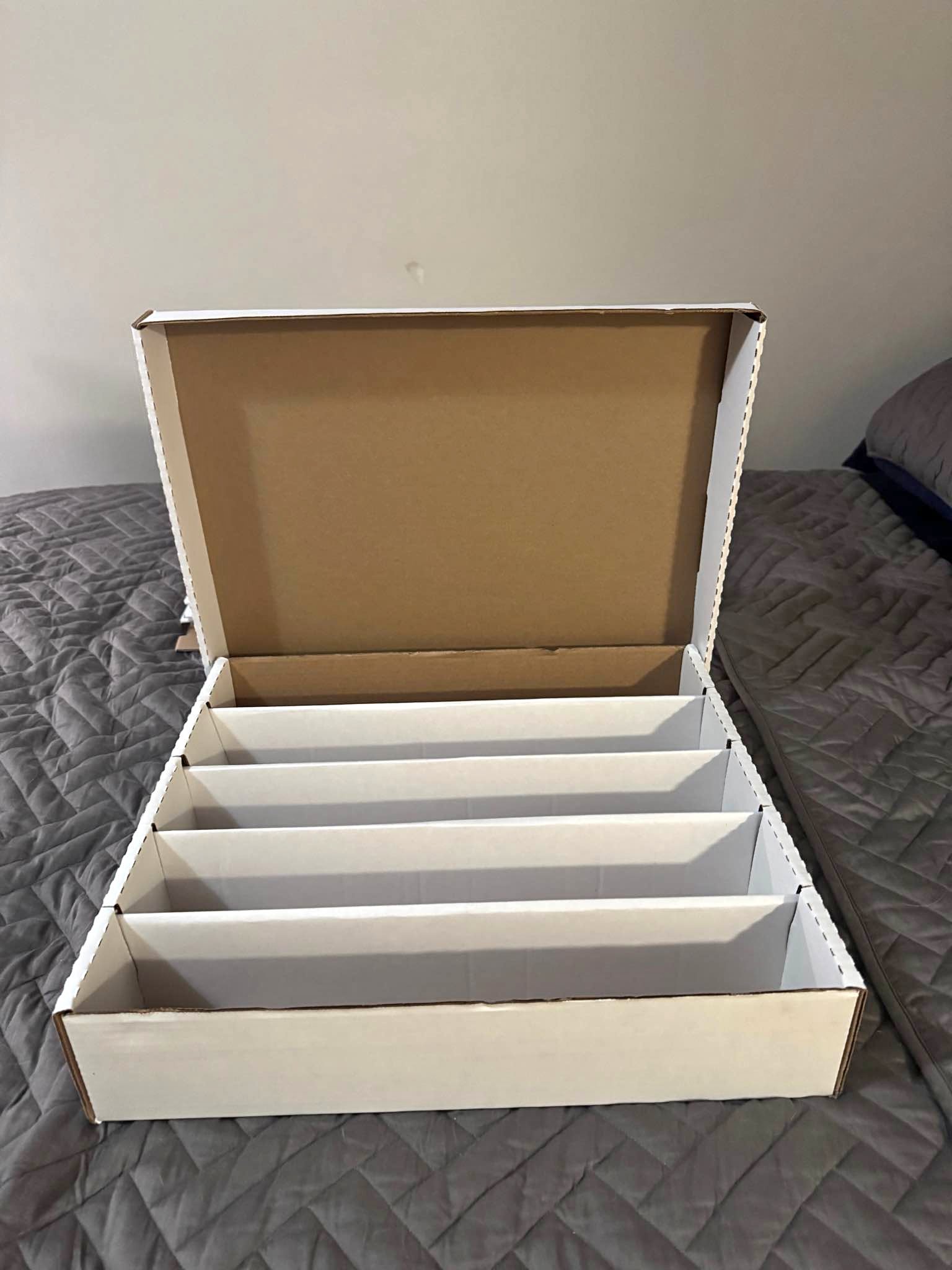 Trading Card Storage Boxes - 5000 Card capacity 5 Row Bulk Storage Box ...